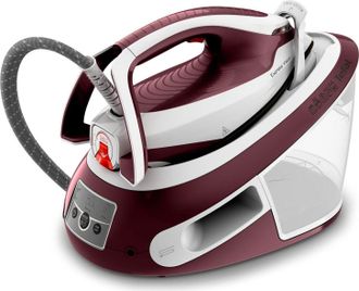 T-fal Plancha Tefal Express Vision Roja Potente Con Suela Durilium