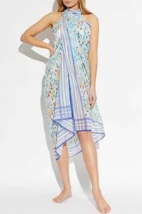 Lanvin Floral Motif Pareo, Womens, Multicolour