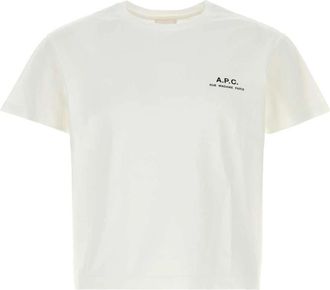 A.P.C. Aurore T-shirt - Dames - T-shirts - Wit - M - Katoen - Tops