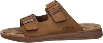 Rieker Open Teen - Heren - Sandalen - Bruin - 47 EU - Schoenen