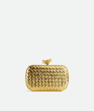 Bottega Veneta Knot - Gold - Women - 100% Calfskin