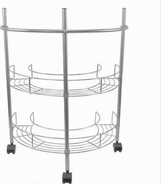 Trade Shop Trade Shop - Scaffale Mobiletto Carrello Sottolavabo Sotto Lavandino Bagno 2 Ripiani 59965