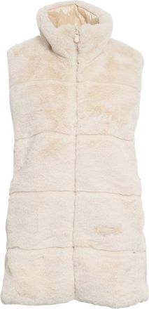 Save The Duck Thigh-Length Faux Fur Gilet With Plumtech Padding