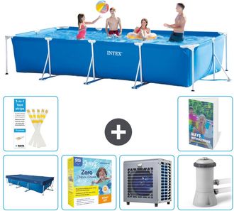 Intex Piscina Con Estructura Rectangular - 450x220x84 Cm - 7-piezas S84
