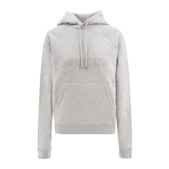 Saint Laurent Hoodie - Dames - Hoodies - Grijs - S - Katoen - Hoodies & sweatvesten