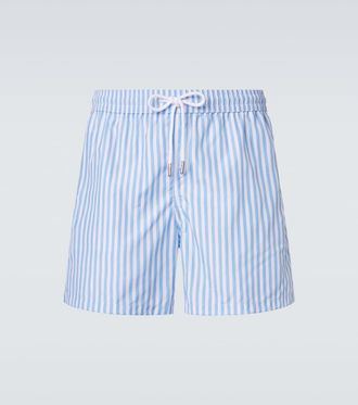 Thom Sweeney Striped swim trunks