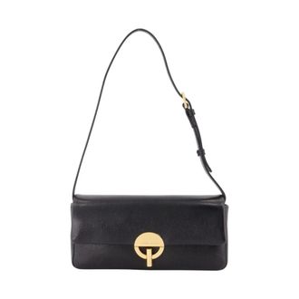 Vanessa Bruno Moon Schoudertas - Dames - Schoudertassen - Zwart - ONE Size - Su&egrave;de - Tassen