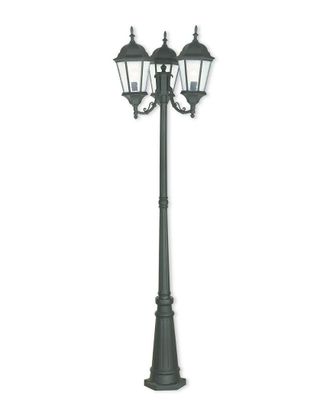 Livex Lighting Livex Hamilton 3-Light Tbk Outdoor Post-Light
