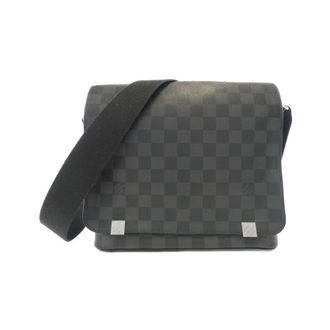 Louis Vuitton Damier Graphite Graphite Gray Damier Graphite Coated Canvas Shoulder Bag (Pre-Owned)