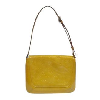 Louis Vuitton Pre-owned Shoulder Bags, female, Yellow, Size: ONE SIZE Pre-owned Vintage Shoulder Bag