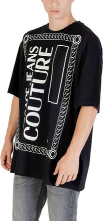 Versace Jeans Couture Mens Black Cotton T-Shirt
