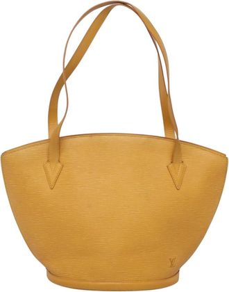 Louis Vuitton Saint Jacques Yellow Leather Tote Bag (Pre-Owned)