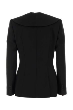 Alexander McQueen Tailored Wool Blazer - Black
