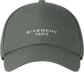 Givenchy Green Embroidered Logo Baseball Hat