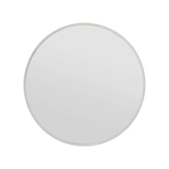 Dmora Espejito Euterpe, Espejo, Objeto De Decoraci&oacute;n De Pared, Decoraci&oacute;n De Espejo, 60x2h60 Cm, Blanco, Con Embalaje Reforzado - Dmora