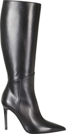 Giampaolo Viozzi Stivaletti Nappa Lux con Tacco - - Shoes - Donna - Nero - 37 1/2 EU