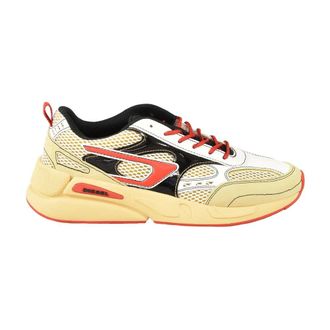 Diesel Sneakers, male, White, Size: 12 US Black Red Sneakers for Men