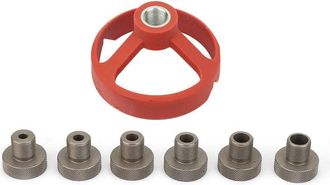 OEM Gu&iacute;a De Perforaci&oacute;n Para Carpinter&iacute;a, Plantilla De Montaje Vertical Para Agujeros Rectos De 5/6/7/8/9/10 Mm (roja)