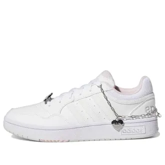 adidas (WMNS) adidas Hoops 3.0 Shoes White Pink HP5279