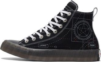 Converse Untitled Canvas Shoes Black/White 173207C