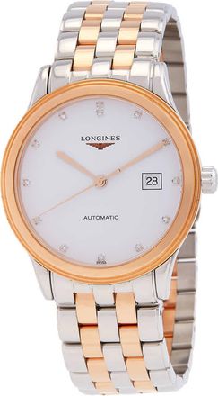 Longines Flagship Automatic Diamond White Dial Watch L4.984.3.99.7