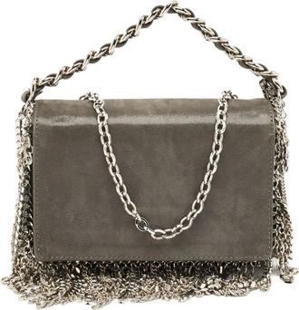 Jimmy Choo London Borsa tote con frange - Grigio