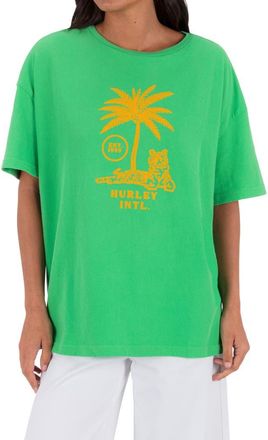Hurley Ex Libris Boyfriend Tee in Island Green at Nordstrom Rack, Size X-Small