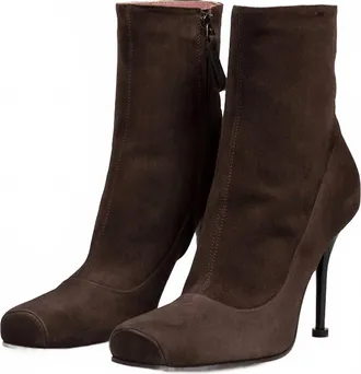 Premiata Womens Ballet Ankle Bootie In Chocolate