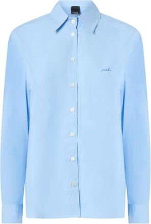 Pinko Pinko Shirts - Dames - Overhemden - Blauw - L - Overhemden