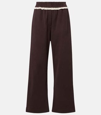 Magda Butrym Cotton jersey sweatpants