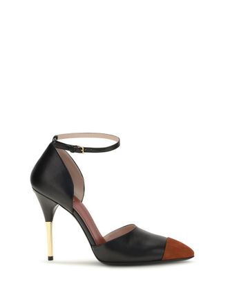 Valentino Garavani Black Color-Block Pumps
