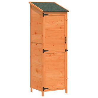 vidaXL Cobertizo De Jard&iacute;n Con Techo Marr&oacute;n 59,5 X 56 X 176,5 Cm Vidaxl