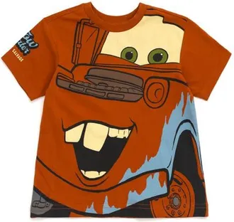 Disney Cars Cosplay Short Sleeve T-Shirt in Tow Mater Rust at Nordstrom, Size Xx-Large