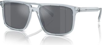 Prada Heren, Accessoires, Blauw, Maat: 58 MM Polyamide