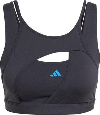 adidas (WMNS) adidas Powerimpact Luxe Medium-Support Bra Asia Sizing Black HS7267