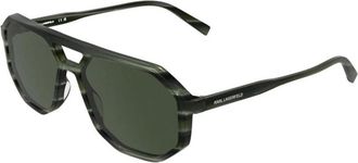 Karl Lagerfeld Kl6226S 330 Sunglasses - male - Karl Lagerfeld - Sunglasses - Black - 58 MM - Accessories