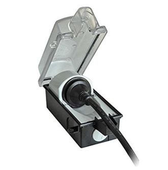 Bachmann Enchufe Con Cerradura Negro Transparente Exterior
