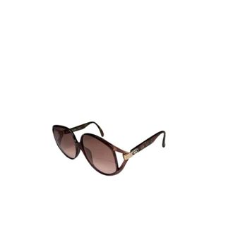 Dior Pre-owned Accessories, female, Purple, Size: ONE SIZE Pre-owned Metal Sunglasses
