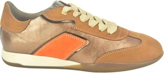 DL Sport Bronze Fijne Sneaker - Dames - Sneakers - Bruin - 38 EU - Schoenen