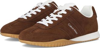 Calvin Klein Hendrea Womens Shoes Dark Brown Suede : 7.5 M, Faux Leather