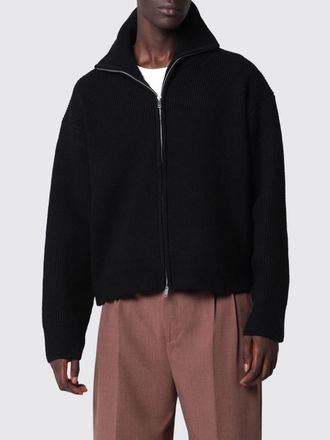 STUDIO NICHOLSON Relaxed Fit Merino Wool Zip Cardigan
