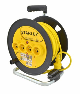 Stanley 6388- Enrollador Extensor De 40 M H05vv-f 3 X 1,5 Mm2- Equipado Con Disyuntor T&eacute;rmico