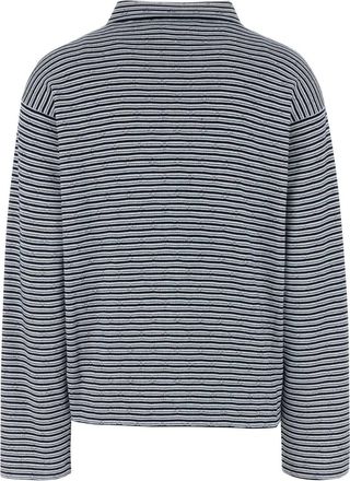 Miu Miu Womens Polo Shirt Multicolor Cotton Cashmere Silk