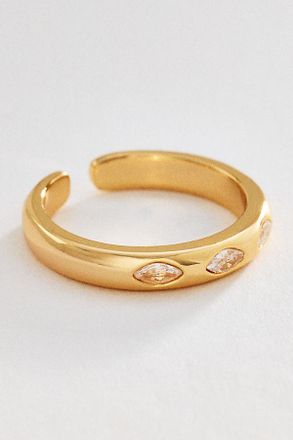Anthropologie Marquise-Cut Crystal Ring