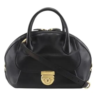 Ferragamo Pre-owned Handbags, female, Black, Size: ONE SIZE Pre-owned Fiamma Calf 2way bag