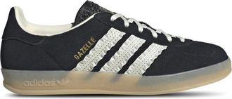 adidas Womens Originals Gazelle Indoor - Shoes Cream White/Black Size 10.0