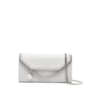 Stella McCartney Falabella Wallet On Chain - female - Stella McCartney - Cross Body Bags - Gray - ONE SIZE - Bags