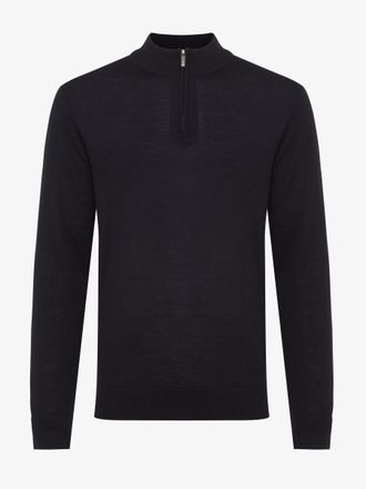 Gentiluomo Donkerblauwe half zip