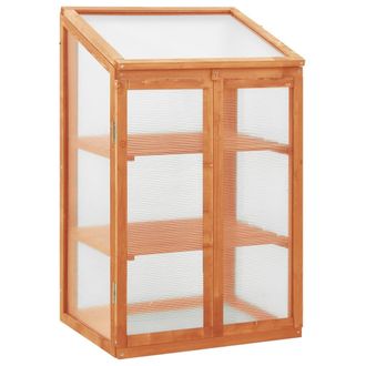 vidaXL Invernadero De Madera De Abeto 60x45x100 Cm Vidaxl