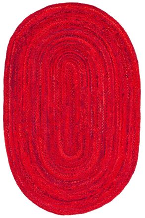 Safavieh Alfombra algod&oacute;n rojo 122 x 183 cm